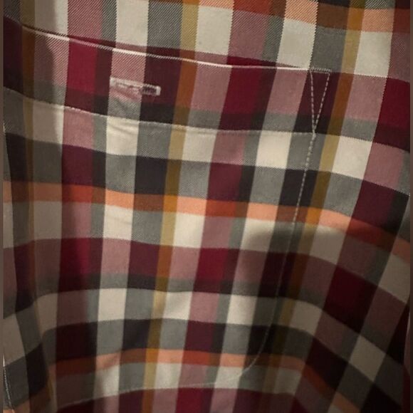 Orvis Men's Multicolor Plaid Shirt Long Sleeve Button Down -Large - Picture 5 of 6